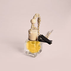 Amber Vanilla Car Air Freshener With AC Vent Clip