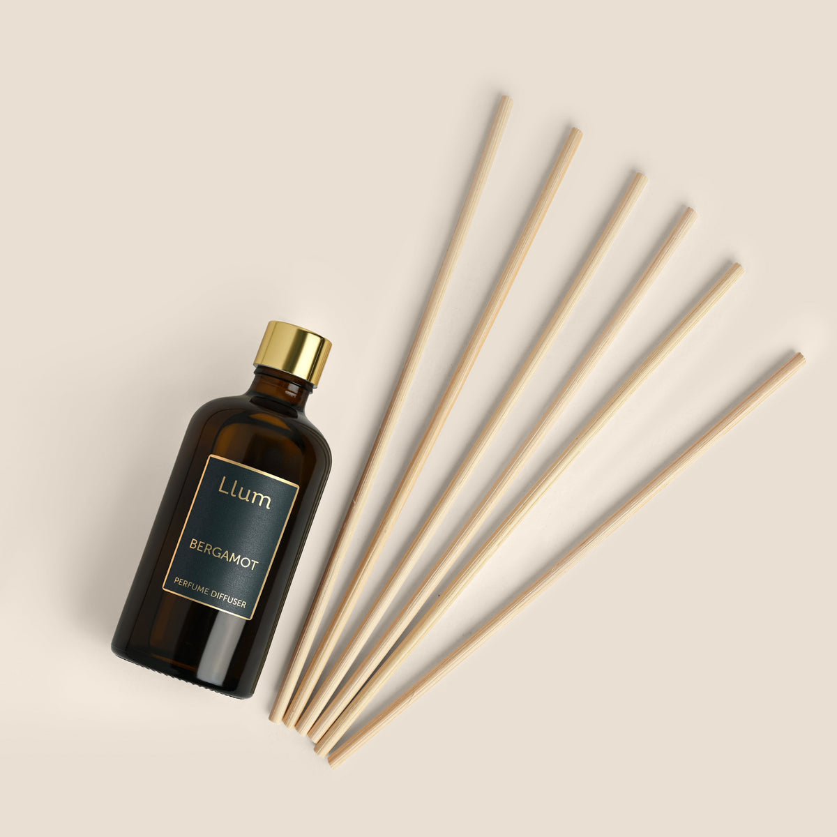 Bergamot Reed Diffuser Refill (100ml) + Reed Sticks