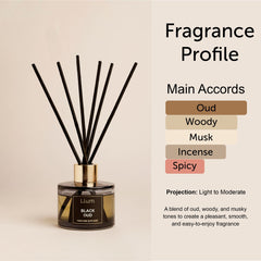 ब्लैक ऊद रीड डिफ्यूज़र