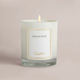 English Rose Glass Candle