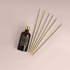 Lemongrass Essential Oil Reed Diffuser Refill + Reed Sticks