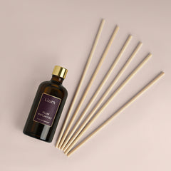 Plum Patchouli Reed Diffuser Refill (100ml) + Reed Sticks