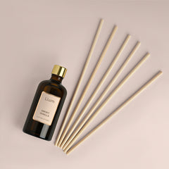 Smoky Vanilla Reed Diffuser Refill (100ml) + Reed Sticks