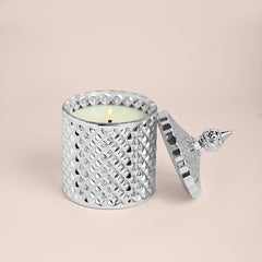 Gold & Silver Scented Candle Gift Set | Suede Tuberose & French Vanilla