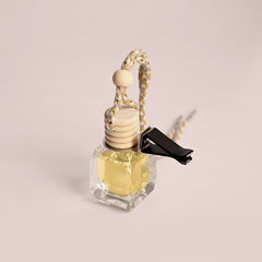 Tuscan Leather Car Air Freshener With AC Vent Clip