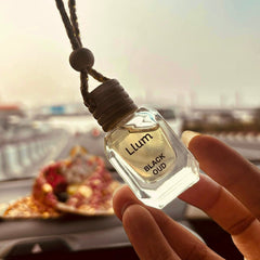 Black Oud Hanging Car Air Freshener