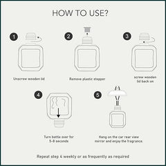 Aqua Hanging Car Freshener