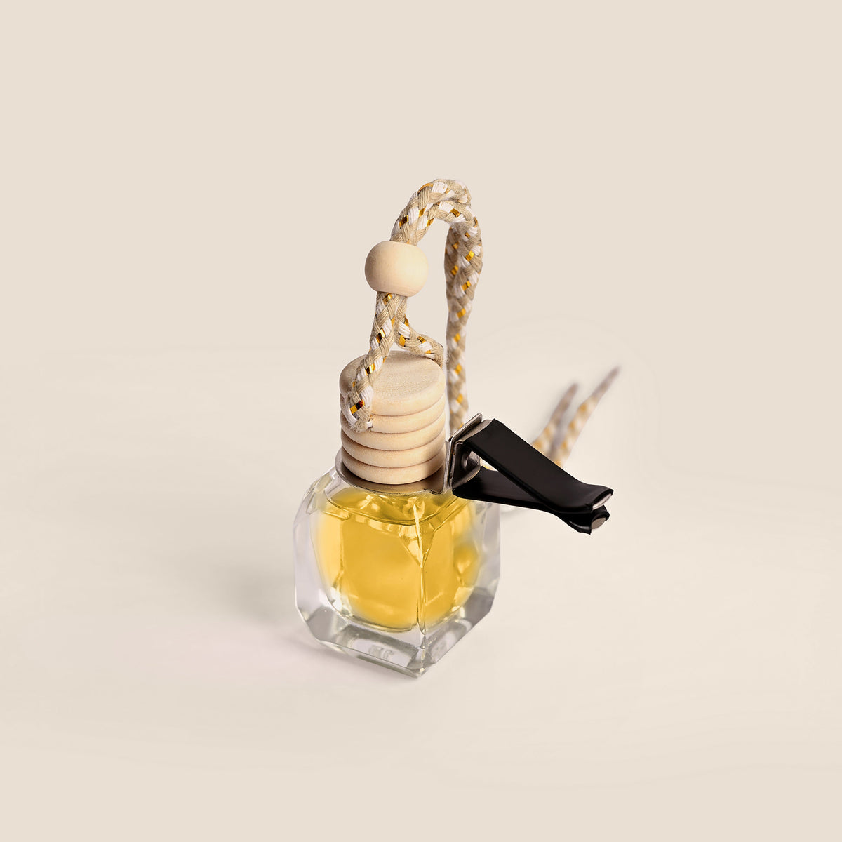 Amber Vanilla Car Air Freshener With AC Vent Clip
