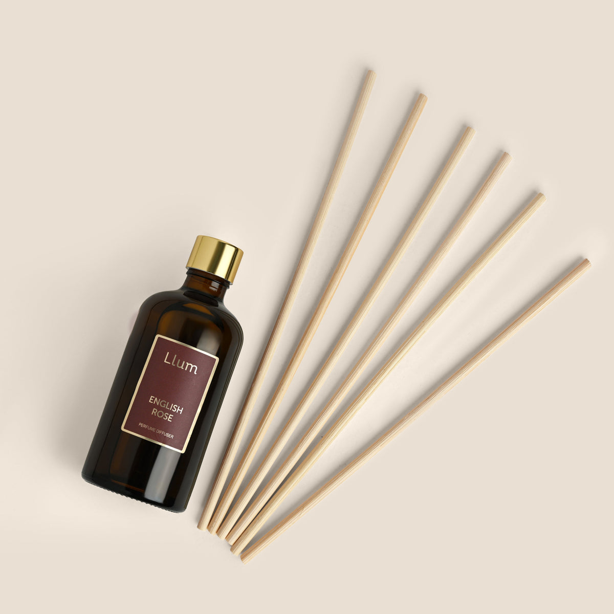 English Rose Reed Diffuser Refill + Reed Sticks