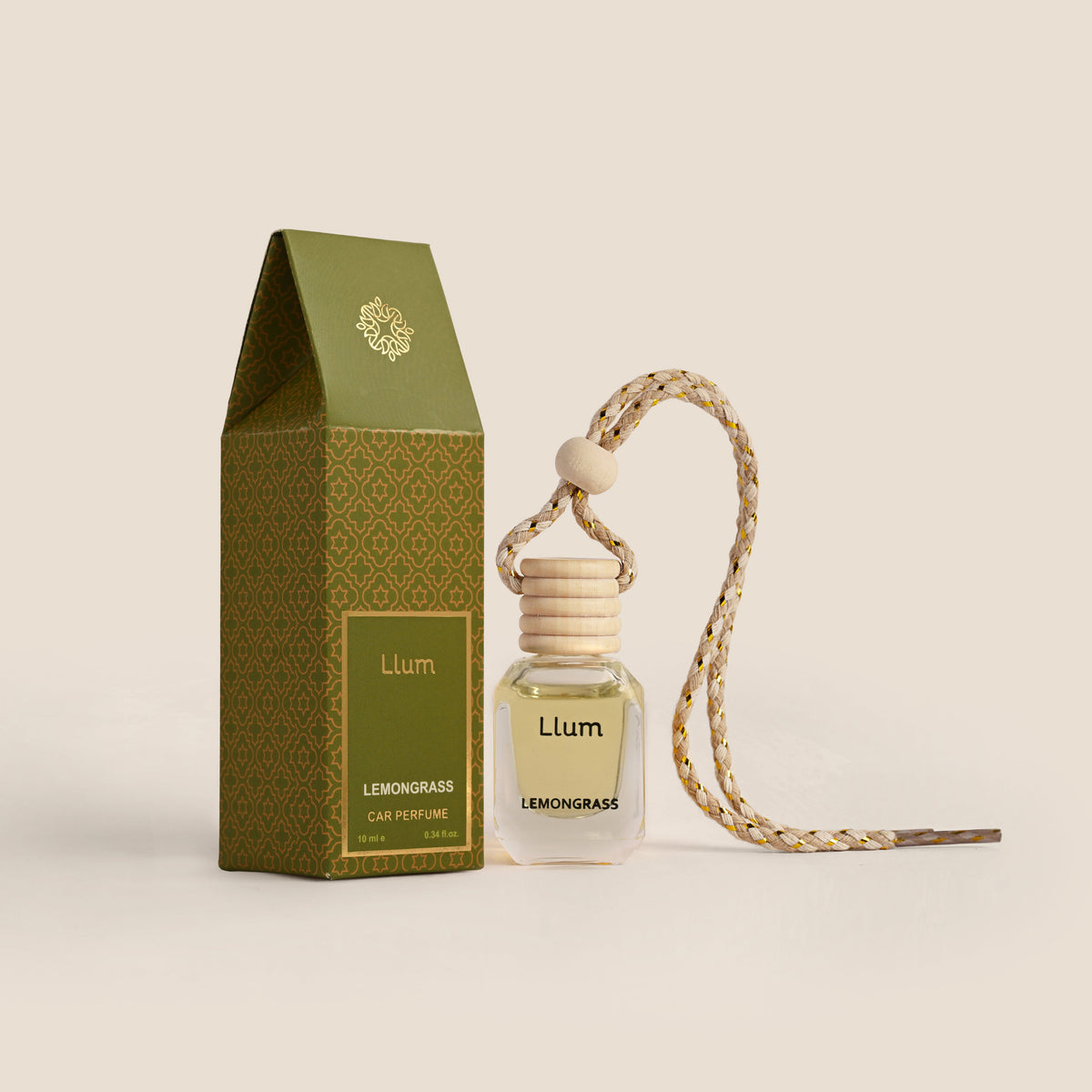 Lemongrass Essential Oil Hanging Car freshener