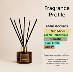 Lemongrass Essential Oil Reed Diffuser 100ml