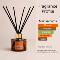Orange Sandalwood Reed Diffuser 100ml