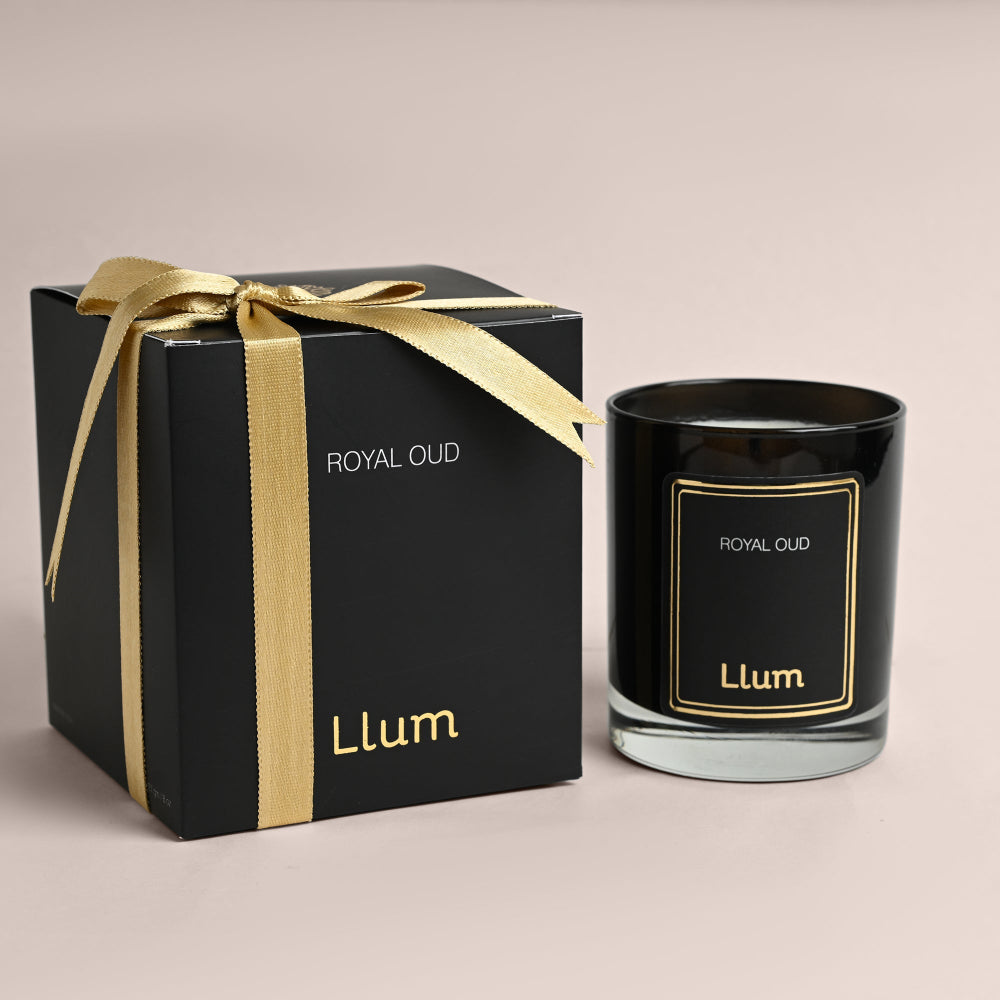 Royal Oud Glass Candle