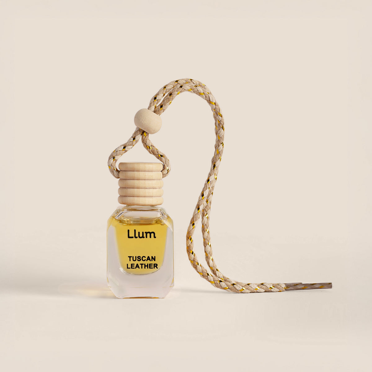 Tuscan Leather Hanging Car Air Freshener