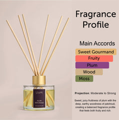 Plum Patchouli Reed Diffuser 100ml