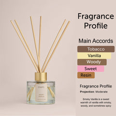 Smoky Vanilla Reed Diffuser 100ml